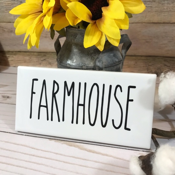 Farmhouse Decorative Tile Sign 3” x 6” - Picture 2 of 8